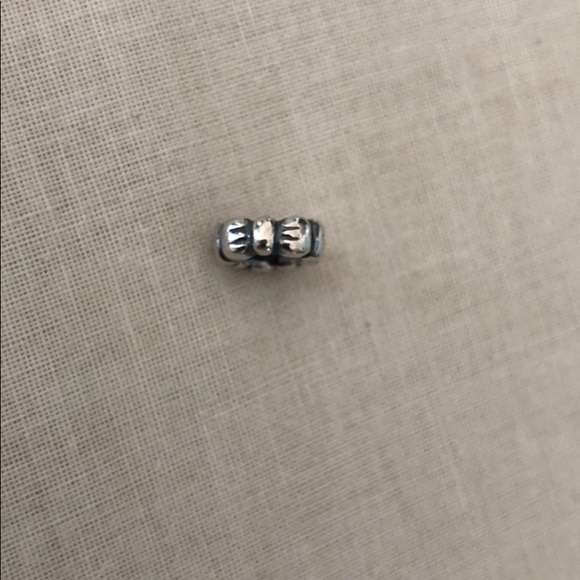 Pandora Silver Bow Spacer - Picture 1 of 4